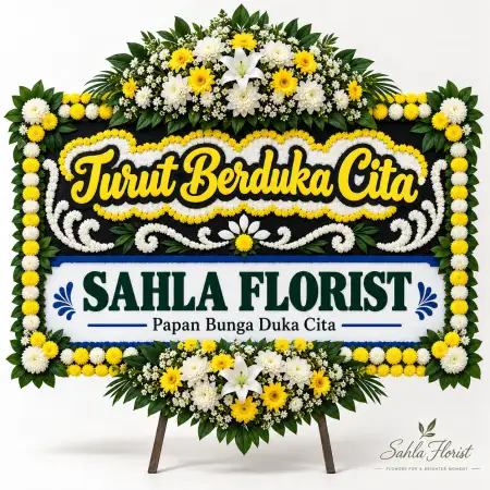 Papan Bunga Duka Regol
