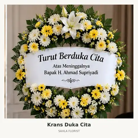 Krans Bunga Duka Regol